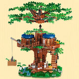 1013-Piece All Seasons Treehouse Building Set – DIY City Creator House Blocks Compatible with LEGO