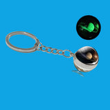 Luminous Galaxy Planet Keychain – Glow in the Dark Solar System Charm