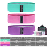 Fabric Resistance Bands – Non-Slip Booty Bands for Glutes, Legs & Full-Body Workouts