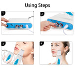 Ultrasonic Facial Skin Scrubber for Deep Cleaning, Wrinkle Reduction & Acne Removal