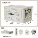 Portable Folding Camping Storage Box with Bench and Chopping Board