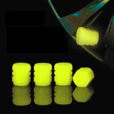 Tapas de válvulas de neumáticos que brillan en la oscuridad: accesorios fluorescentes para ruedas de automóviles, bicicletas y motocicletas 