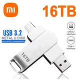 High-Speed 16TB USB 3.2 Flash Drive – Waterproof Metal Memory Stick for Secure Storage