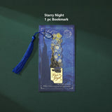 Vintage Metal Bookmark - Elegant Hollow Design with Long Tassel for Book Lovers