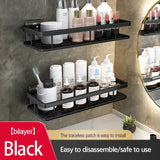 Estante de almacenamiento para baño de acero inoxidable: organizador de pared resistente a la oxidación