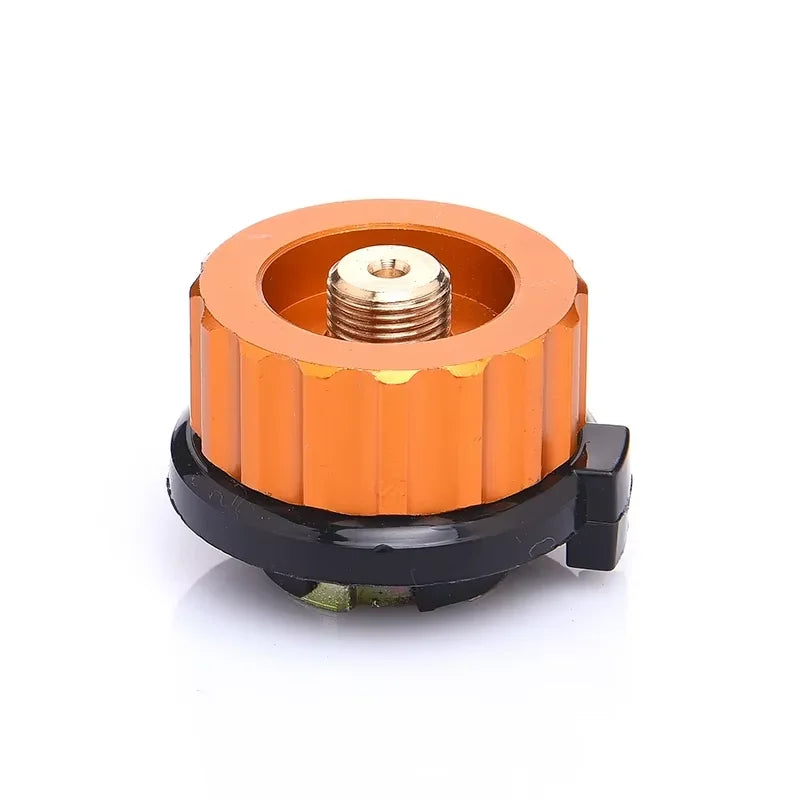 Universal Gas Stove Adapter for Camping – Auto-Shutoff Safety Connector