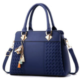 Chic PU Satchel Bag with Embroidery – Stylish & Versatile for Every Occasion