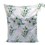 [Sigzagor] Bolsa seca y húmeda con dos cremalleras para pañales de bebé, impermeable, reutilizable, 36 cm x 29 cm