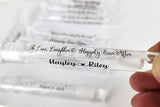 Tubos de burbujas para bodas personalizados: elegantes obsequios para una celebración mágica