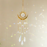 Minimalist Crystal Light Catcher – Hanging Sun Catcher for Windows, Gardens, and Spiritual Decor