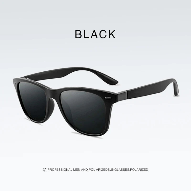Men’s UV400 Rectangle Travel Sunglasses – Lightweight, Stylish & Protective