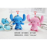 Disney Stitch Talking Keychain - I LOVE YOU Sound & Light Up Cute Gift