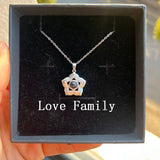 Custom Heart Photo Pendant Necklace – Personalized Couples Gift with Message Reminder