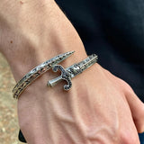 Geometric Unisex Cuff Bracelet – Modern Edge with Timeless Appeal