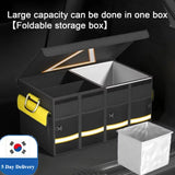 Collapsible Car Trunk Organizer – Large Capacity Storage Box with Reflective Strips