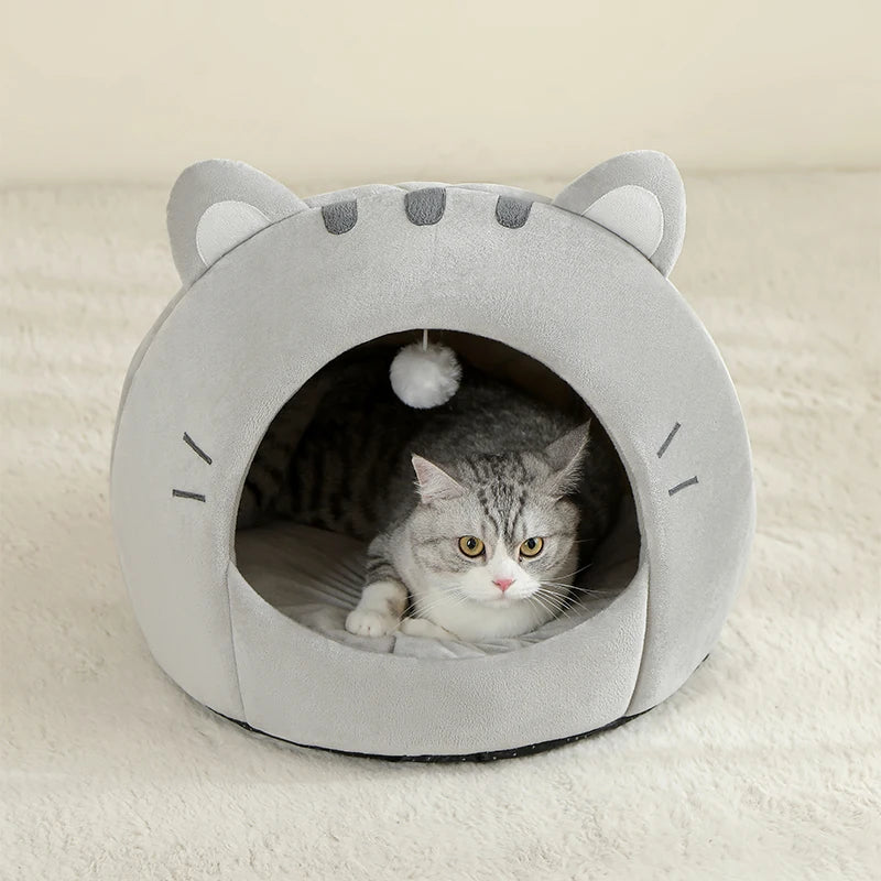 Cotton Cat Bed – Soft and Breathable Pet Sleeping Nest