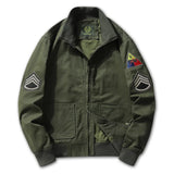 Men’s Military-Style Spring Jacket – Lightweight Tactical Bomber with Pockets (Up to 6XL)