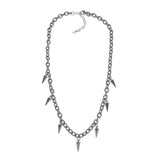 🔥 Gargantilla con remaches estilo punk hip hop: joyas góticas vanguardistas Y2K para hombres y mujeres 🔥