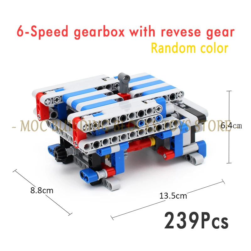 Car Model Building Blocks – DIY Speed Engine Transmission Brick Set for Teens & Adults