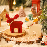 Cozy Elk-Shaped Christmas Holiday Scented Candle