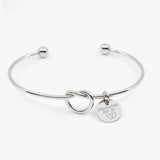 Personalized Name Cuff Bracelet - Custom Engraved Stainless Steel Bangle for Women