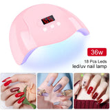 High-Power LED Nail Dryer – Professional UV Gel and Acrylic Nail Lamp