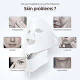 LED Light Therapy Face & Neck Mask for Anti-Aging, Acne Treatment & Skin Rejuvenation
