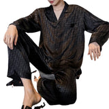 Men’s Long Sleeve Pajama Set – Soft Knit Sleepwear for All-Season Comfort