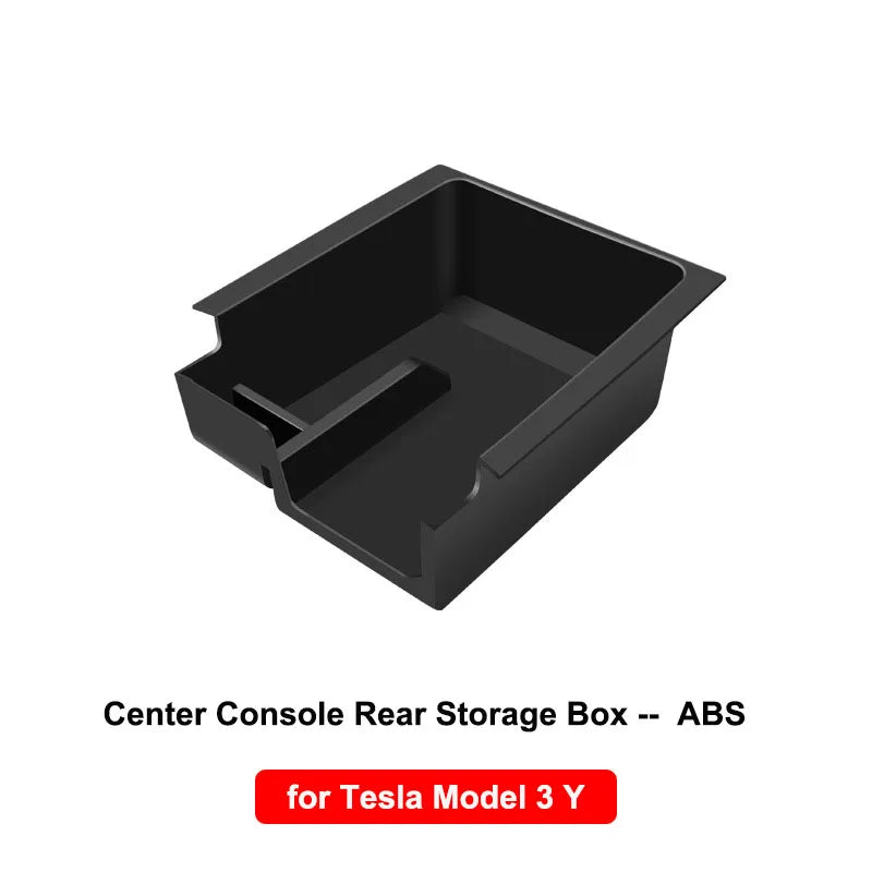 Tesla Model Y Center Console & Rear Trunk Storage Organizer Tray (2021–2024)