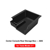 Tesla Model Y Center Console & Rear Trunk Storage Organizer Tray (2021–2024)