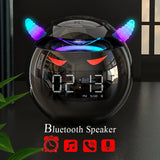 Bluetooth Alarm Clock Speaker with LED Display – Wireless Mini Music Player with Subwoofer & 3D Stereo Sound