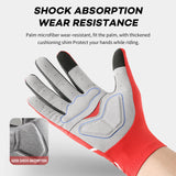 Cycling Gloves with Touchscreen - Breathable & Gel-Padded for Road & MTB Riding