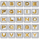 Pulsera de letras de acero inoxidable de moda: joyería de eslabones de cadena de moda para mujeres y hombres