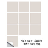 Pegatinas para azulejos de color negro con forma de diamante, resistentes al agua, despegables y adhesivas, para cocina, baño y más, 10 unidades
