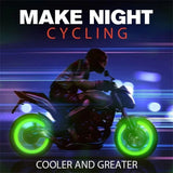 Glow-in-the-Dark Tire Valve Caps – Fluorescent Stem Covers for Cars, Motorcycles & Bicycles