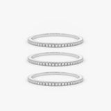 Elegant 18K Gold-Plated Stackable Eternity Ring Set – Minimalist & Timeless Jewelry