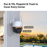 IMOU Cruiser SE+ Outdoor Security Camera | 5MP WiFi Security Camera with 360° Coverage & AI Human Detection