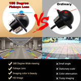 1080P AHD Car Backup Camera with Night Vision and Parking Guidelines