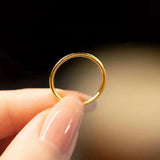 Minimalist Thin Stainless Steel Rings – Stackable Gold & Silver Bands for Women & Men
