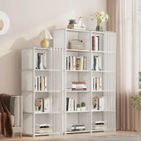Dustproof Wardrobe & Bookshelf – High-Capacity Open Storage Cabinet for Bedroom