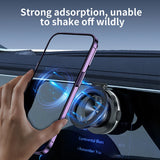 360° Rotatable Magnetic Car Phone Holder with Intelligent Vacuum Suction