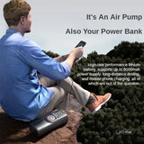 Portable Digital Tire Inflator with LED Light & Power Bank