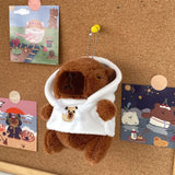 Capybara Plush Toy with Hoodie & Wings - Cute Stuffed Animal Keychain Gift