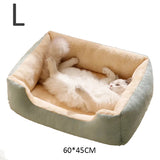 Cama de felpa para gatos: acogedora cesta con cojines para gatitos y mascotas pequeñas