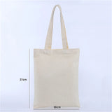 Large-Capacity Cotton Canvas Tote – Eco-Friendly & Stylish for Everyday Use