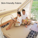 Self-Inflating Camping Sleeping Pad with Built-In Pillow and Sponge Filling
