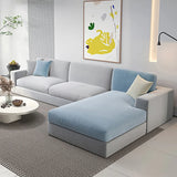 Plush Velvet Sofa Slipcover – Stretch Anti-Slip Cover for Sectional & Loveseats