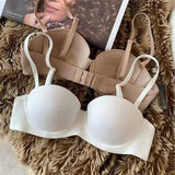 Push-Up Bra with Underwire for Women - Comfortable 3/4 Cup Invisible Bra