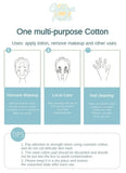 Premium Makeup Remover Cotton Rounds – Ultra-Soft, Reusable & Hypoallergenic Facial Pads