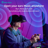Wearable Bluetooth Neckband Speaker with Built-in Mic & TF Card Support – Hands-Free, Waterproof & Stereo Sound
